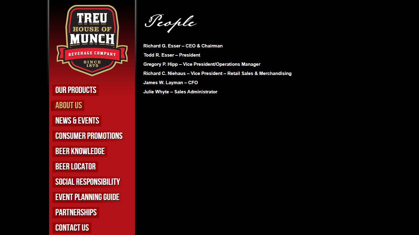 Richard G. Esser | Beer Distributor | Toledo, Ohio | Treu House of ...
